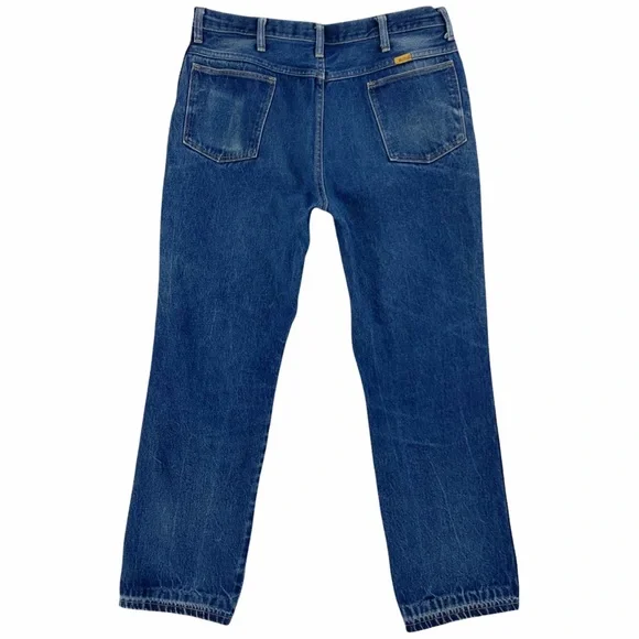 Vintage Rustler Jeans, Authentic Distressing and Grunge, Made in the USA - Picture 7 of 14